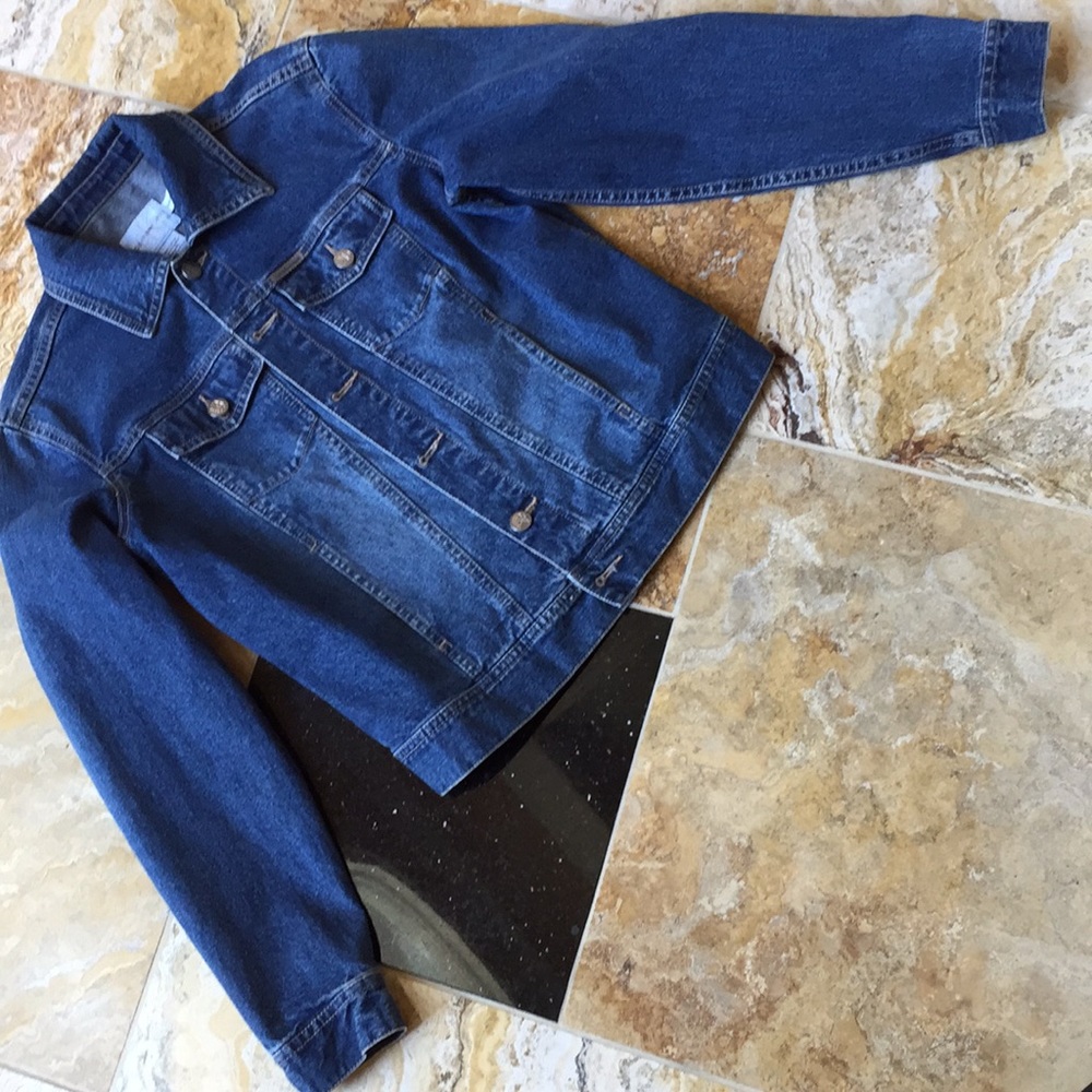Calvin Klein Basic Jean Jacket Vguc No Flaws Noted - image 1